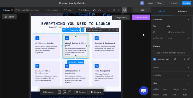 Animation of of URL panel update